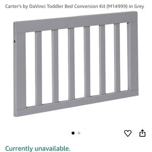Carter's WHITE Toddler Bed Conversion Kit